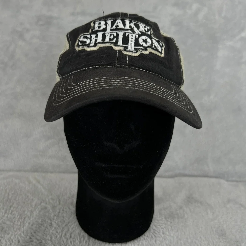 Blake Shelton Trucker Hat Black Top of the World Country Music Mesh Snapback